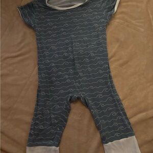 Wave Pattern Kids Bodysuit